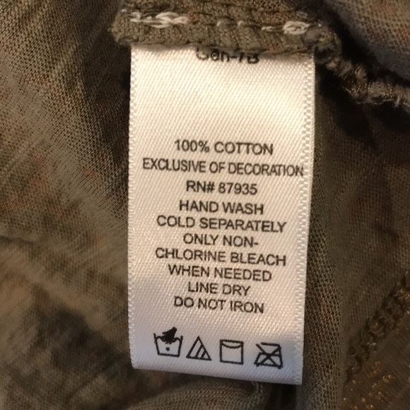 Price firm LOGO By Lori Goldstein Green Gold Open Front Cardigan Size Medium - Picture 6 of 8